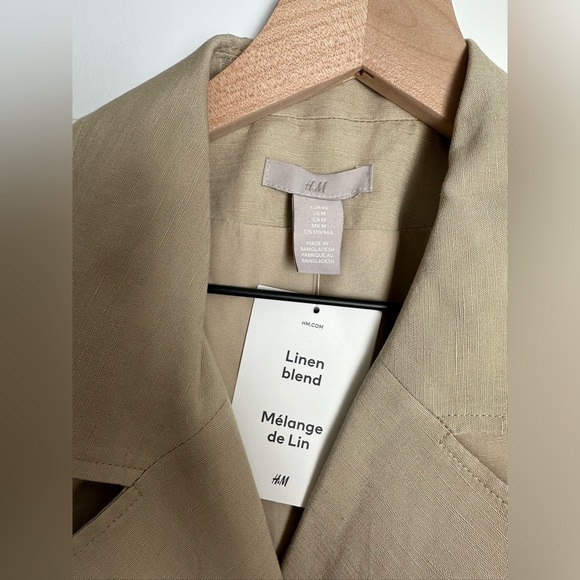 HM Wrap Linen Dress- NWT - Picture 2 of 3